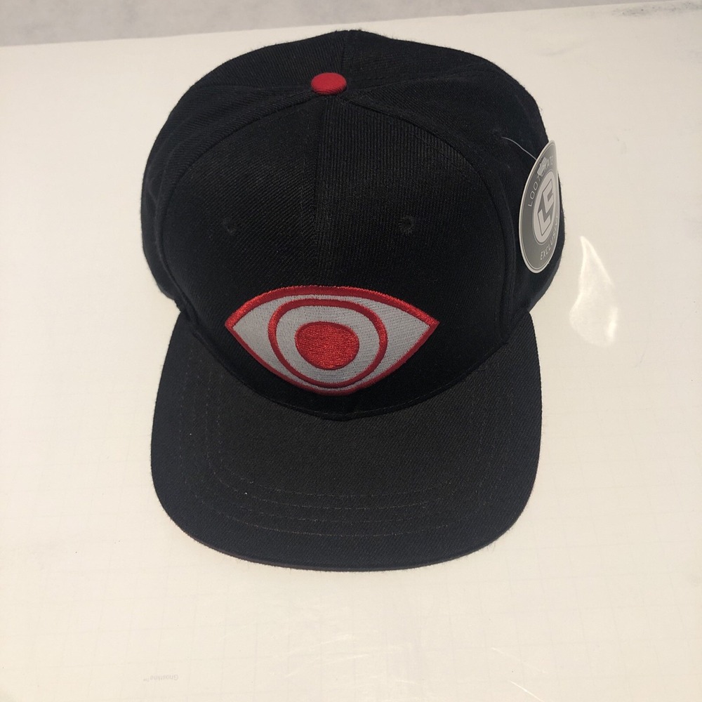 Noragami Snap Back Hat Shochiku Funmation‎ New With Tags Black White Red Eye
